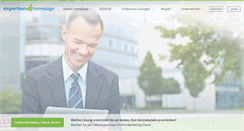Desktop Screenshot of expertenhomepage.de
