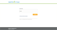 Desktop Screenshot of config.expertenhomepage.de