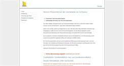 Desktop Screenshot of 1a-finance.expertenhomepage.de