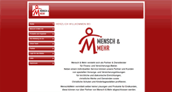 Desktop Screenshot of menschundmehr.expertenhomepage.de