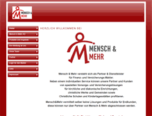 Tablet Screenshot of menschundmehr.expertenhomepage.de